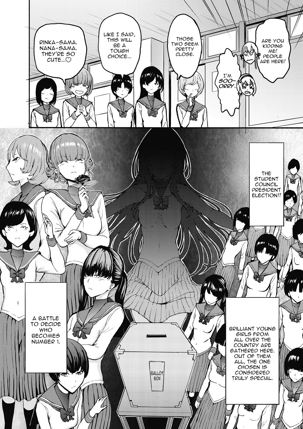 Hentai Manga Comic-Student Council President The Dark Side Ch. 1-Read-6